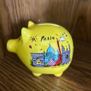 Luke-A-Tuke Paris Ceramic Piggy Bank